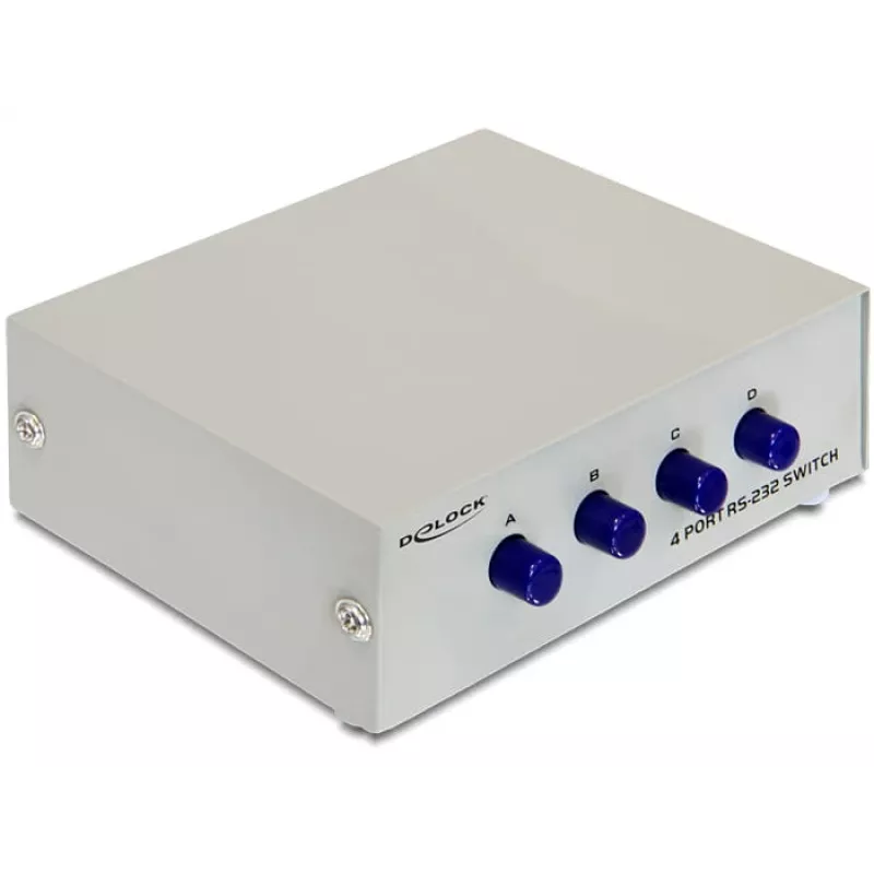DeLOCK 87589 4-port RS-232 manual serial switch