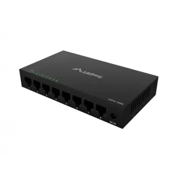 Network switch LANBERG DSM1-1008 8x 1 Gb/s unmanaged Gigabit Ethernet desktop 12V metal housing
