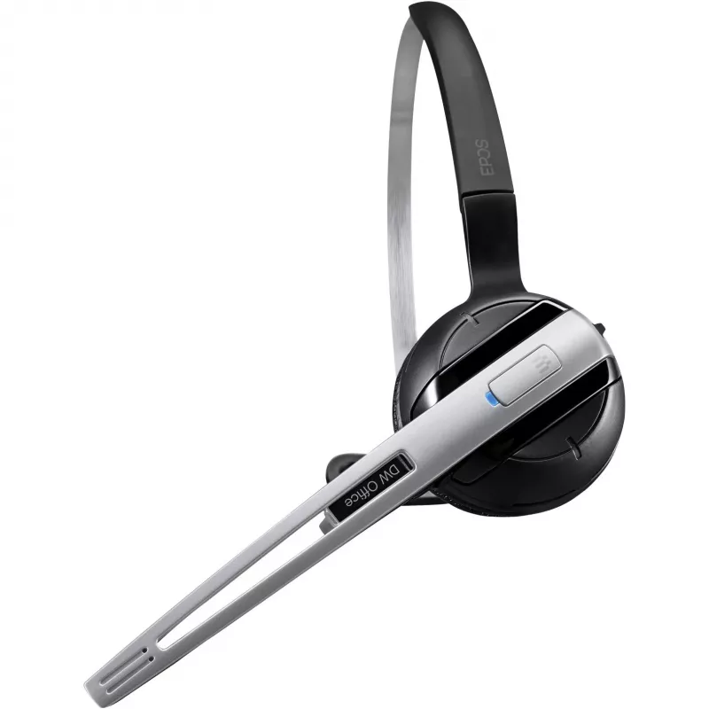EPOS IMPACT DW Office ML - EU Headset Wireless In-ear, Headband, Neckband Office/Call Centre Charging cradle Black, Silver