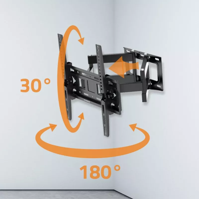 TV mount MANTA P60 for 26–65 inch TVs, VESA compatible, adjustable tilt and swivel