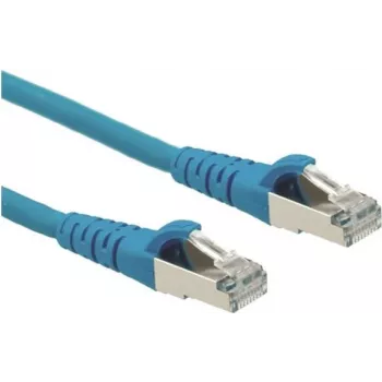 ROLINE - Patch-Cable - RJ-45 (M) to RJ-45 (M) - 50 cm - SFTP - CAT 6a - Blue (21.15.2840)