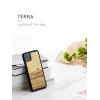 Smartphone case man and wood for iPhone 11 Pro Max — terra black