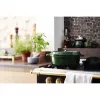 Staub La Cocotte 33 cm Oval Cast Iron Dutch Oven, Basil Green