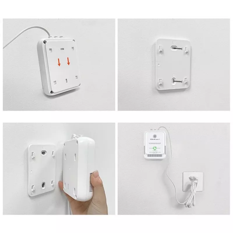 CO detector alarm QOLTEC 52576 — carbon monoxide sensor, 85 dB alarm