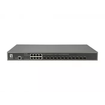 LevelOne GTL-2091 Managed L3 Gigabit Ethernet (10/100/1000) Grey