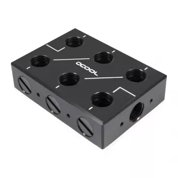 Hose connector Alphacool 12994 Acetal Black 78mm