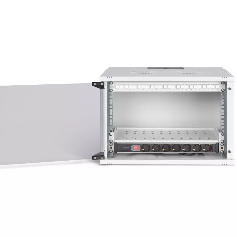 Network set DIGITUS DN-49202-SET 483 mm 7U 540x400 mm rack enclosure with 7U height and 540×400 mm internal dimensions