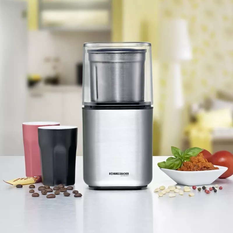 Rommelsbacher Spice Coffee Grinder stainless steel silver EGK 200 (EGK 200)