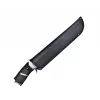 Survival knife cinema classic CC-PDT — stainless steel blade 375 mm, total length 525 mm, stainless steel handle, black plastic sheath, 1 kg