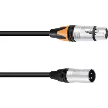 Adapter cable PSSO DMX XLR 3‑pin to 5‑pin, 0.3 m length