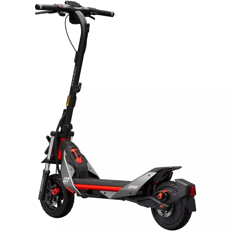 SEGWAY-NINEBOT ZT3 Pro E Electric Folding Scooter - Grey & Black
