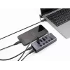 USB Hub Delock 64248 5 Gbps 2 x Type-A 2 x Type-C 1 Fast Charge Port
