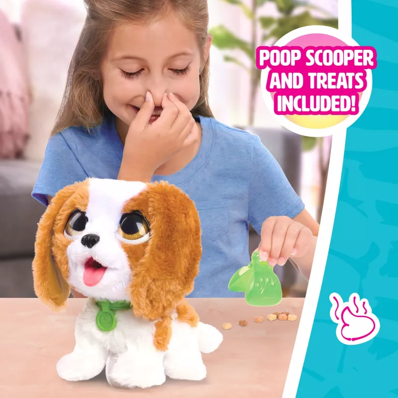 furReal Poop-a-Lots Cavalier King Charles Spaniel, Plush Toy