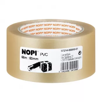 Packing tape Tesa 57214 PVC transparent 66 m x 50 mm, 1 pc