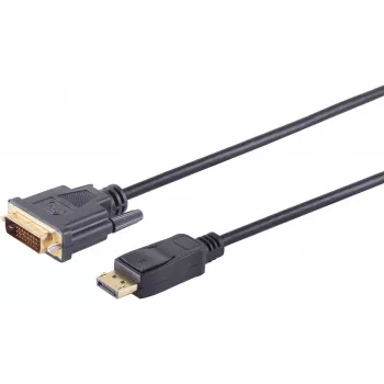 DisplayPort cable ShiverPeaks 77495-1 — 5 m, gold-plated contacts