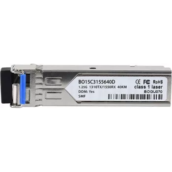 BlueOptics SFP-GE40KT13R15-BO Fibre Optic Network Transceiver Module 1250 Mbit/s 1550 nm (SFP-GE40KT13R15-BO)