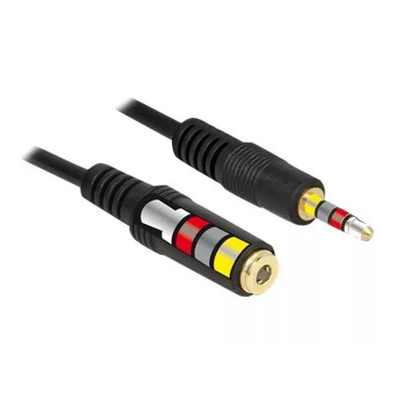 Audio Cable DeLOCK 84667 2m 3.5mm Black