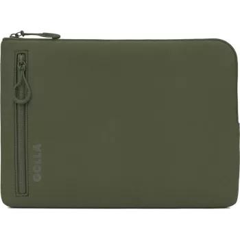 Laptop sleeve Golla 76420 for 15-inch laptops, green, protective padded case