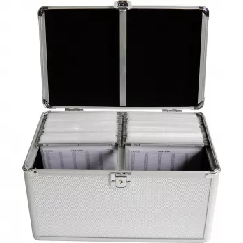 Box case MediaRange BOX75 for 200 discs Silver