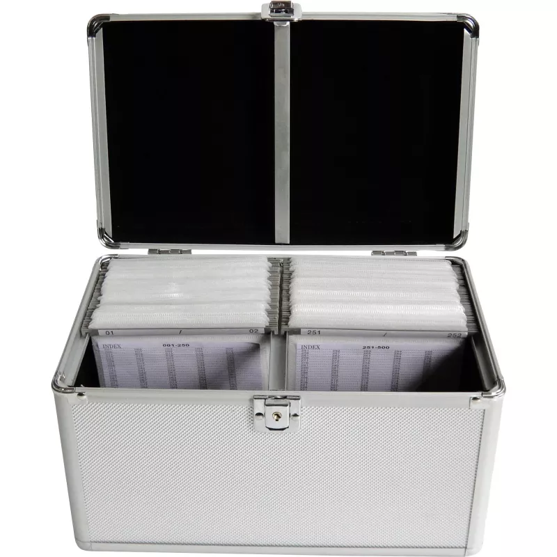Box case MediaRange BOX75 for 200 discs Silver