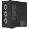 Computer Case AEROCOOL D520A Midi-Tower ATX Tempered Glass RGB — black