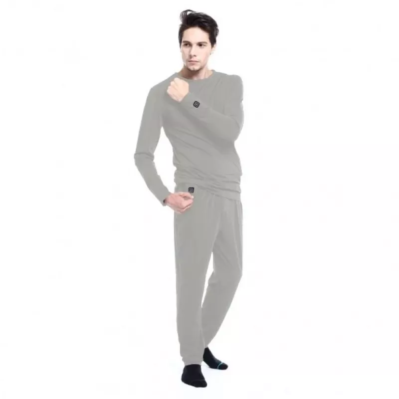 Long underpants Glovii GP1GM Grey Male Adult 6% elastane 94% polyester