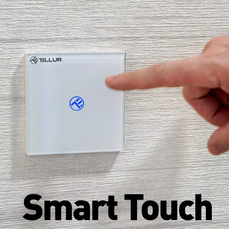 Smart WiFi switch Tellur SS1N — 1 port, 1800W, 10A