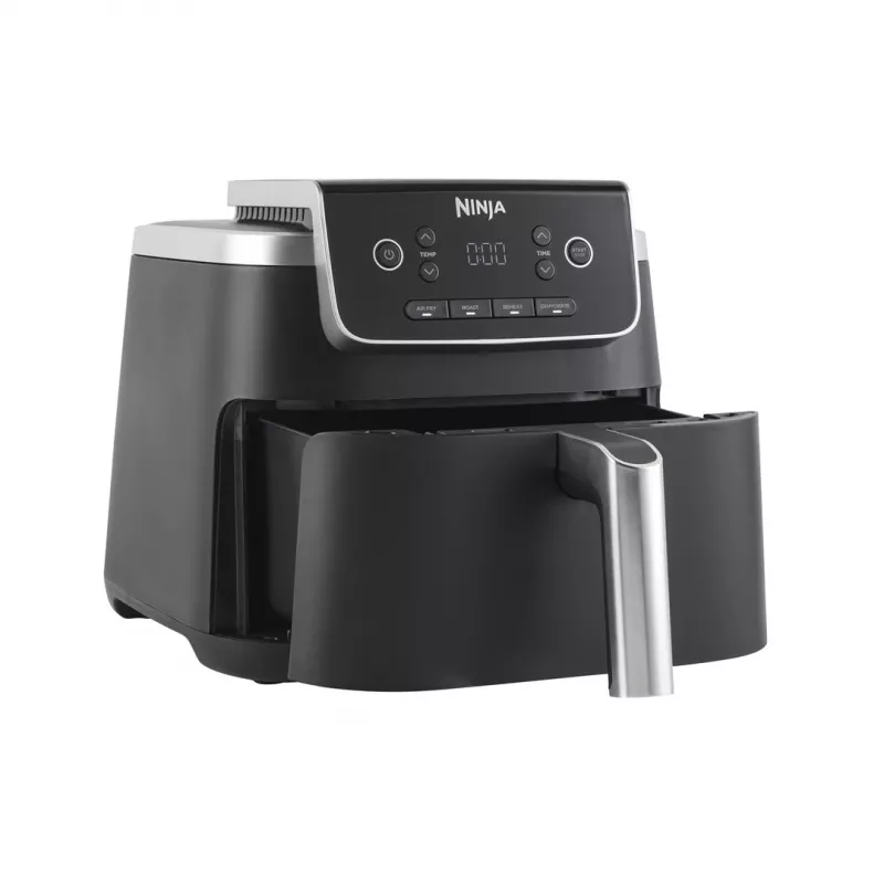 Hot air fryer Ninja AF140EU single 4.7 L 1750 W Black, 4 programs, LCD, crisper plate