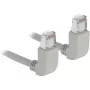 Networking cable DeLOCK 83513 RJ-45 Cat6a 0.5 m Grey