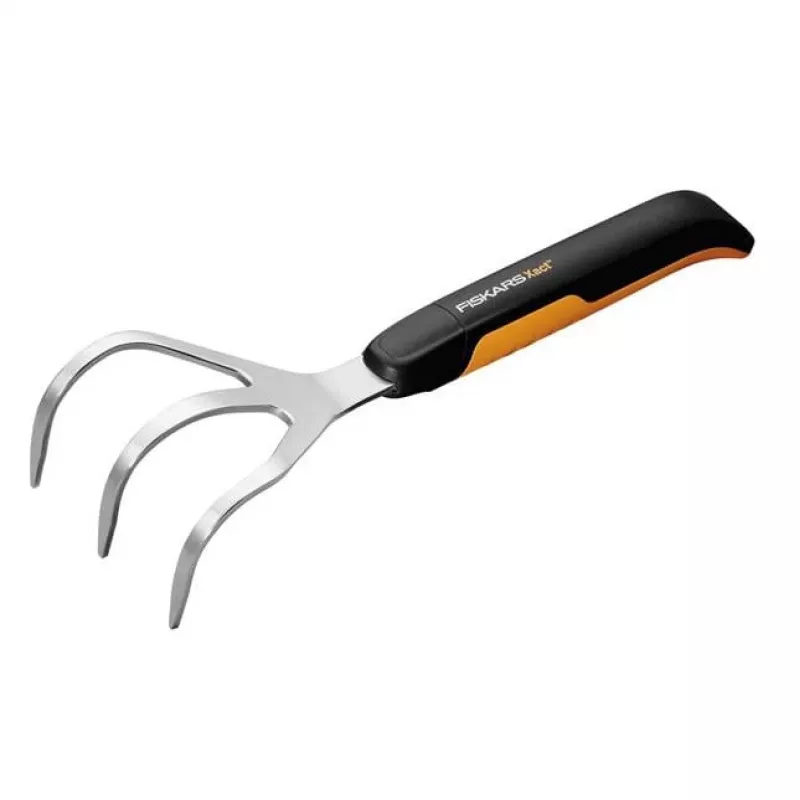 Fiskars Xact Black, Stainless steel Hand cultivator