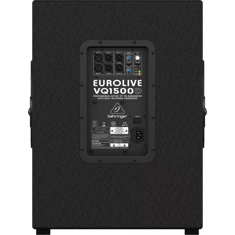 Behringer Eurolive VQ1500D Black 500 W