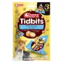 Wet cat treat INABA Cat Churu Tidbits Tuna recipe — 3 x 12 g sachets