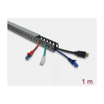 Wiring channel DELOCK 22028 30 x 30 mm grey, 1 m