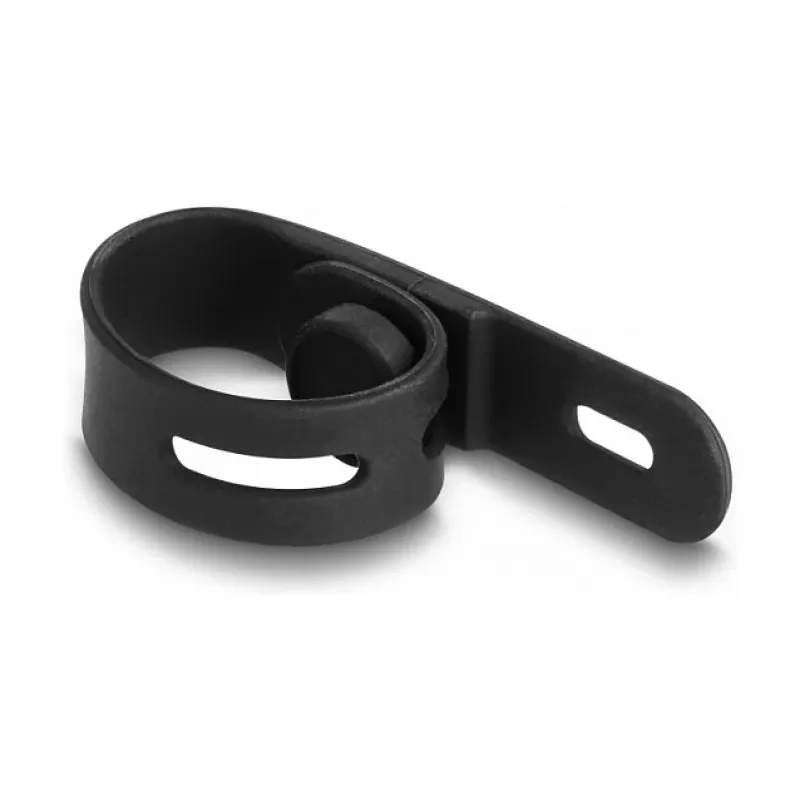 Releasable cable tie DeLOCK Soft Tie 10 pieces black white