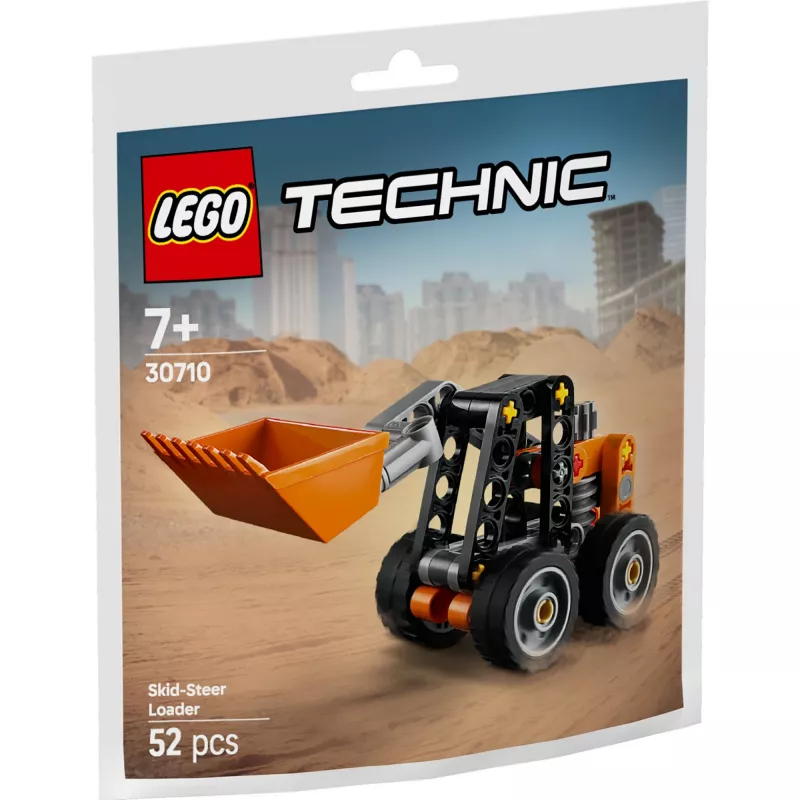 Construction toy LEGO Technic Skid Steer Loader 30710 with movable arms and tracks