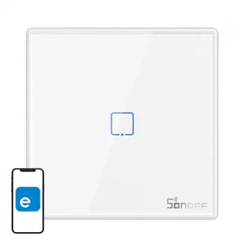 Sonoff T2EU1C-RF gateway/controller White Plastic Wall mounting 0.433 GHz