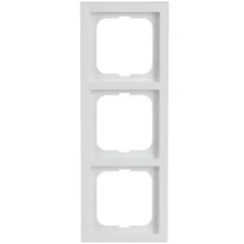 Wall plate / switch cover Busch-Jaeger 1754-0-4237 white — single-gang compatible with standard rocker switches