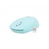 Wireless ambidextrous mouse NATEC STORK — Bluetooth + USB Type-A, 1600 DPI, 3 buttons, light blue