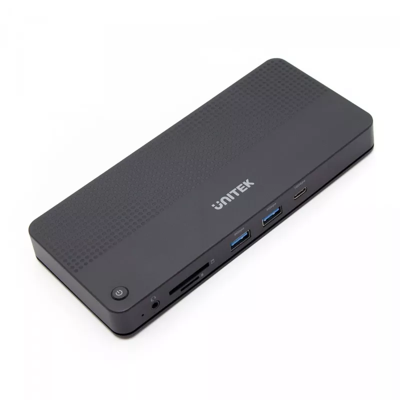 Docking Station UNITEK D1079A USB4 Wired Black 100W Power Delivery