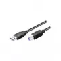 Wentronic Goobay USB 3.0 SuperSpeed Cable, Black, 3 m - USB 3.0-Plug (Type A) > USB 3.0-Plug (Type B) (93654)