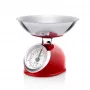 Mechanical kitchen scale ETA ETA577790030 — 5 kg capacity, 25 g accuracy, stainless steel top, white housing