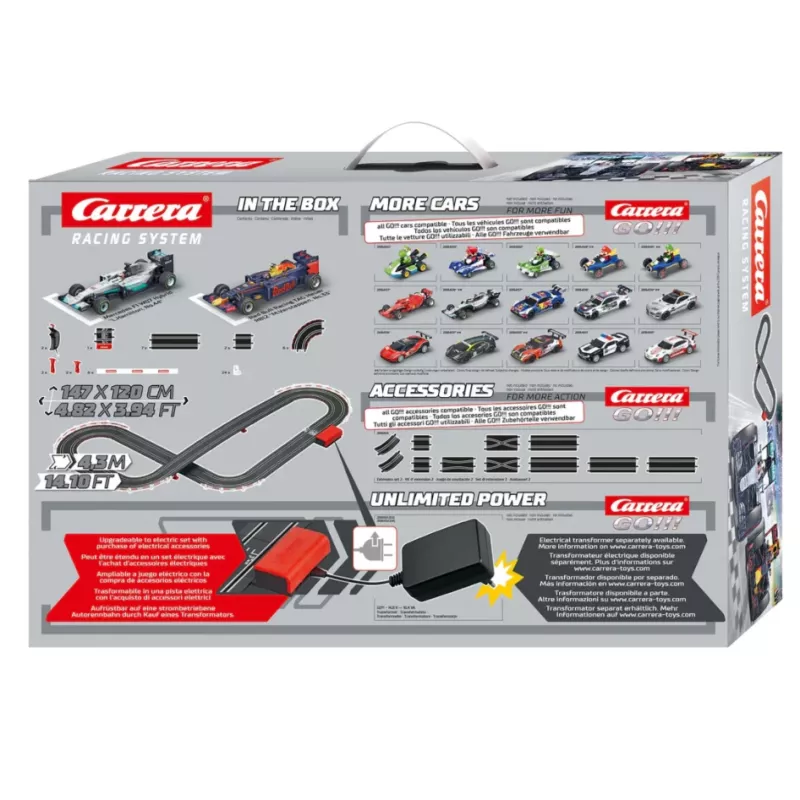 Slot car set Carrera Formula Champions track 4.3 m – Carrera model 20063518