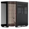 APNX V1-W-BK-v1 Midi Tower Black, Wood