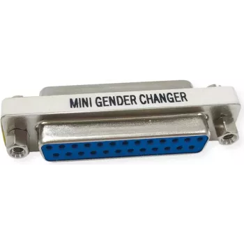 VALUE Mini Gender Changer, DB25 BU/BU (12.99.2010)