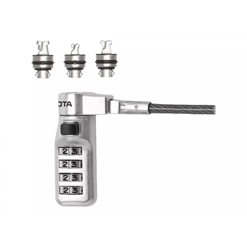 Cable lock DICOTA D31717 Black 2 m