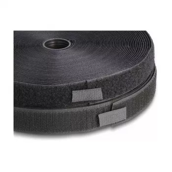 DeLOCK Heavy-duty Hook-and-Loop tape 25 m x 25 mm black