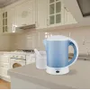 Electric kettle Maestro MR010 0.6 L 600 W — Blue/White, water level indicator, anti-calc filter