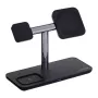 Freestanding Charging Station UNITEK P1212A 15W Wireless ABS Black Silver