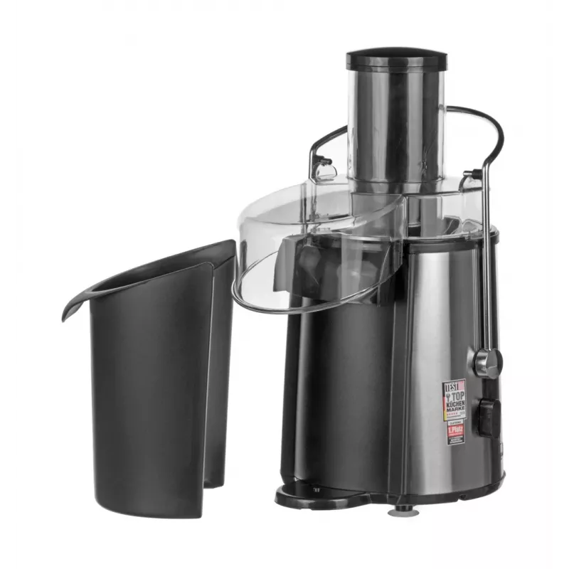 Juice maker CLATRONIC AE 3532 1000 W, stainless steel housing, 2 L pulp container, 2 speeds, anti-drip