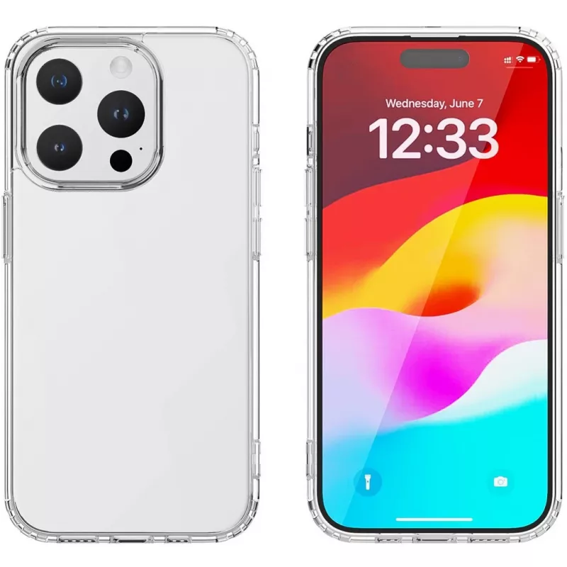 Shell case 4smarts 540603 for iPhone 15 Transparent 15.5 cm